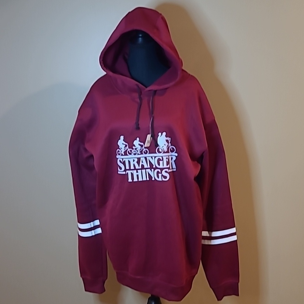 NWT STRANGER THINGS Graphic Hoodie Sweatshirt, Size 3XL - Picture 4 of 12